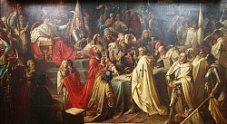 Second Peace of Toruń, painting by M. Jaroczyński, 1873, District Museum in Toruń.