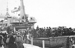 Refugees fleeing from Königsberg before the advancing Red Army in 1945