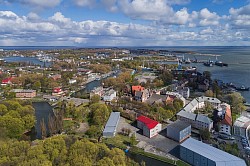 View of the Baltiysk seaport